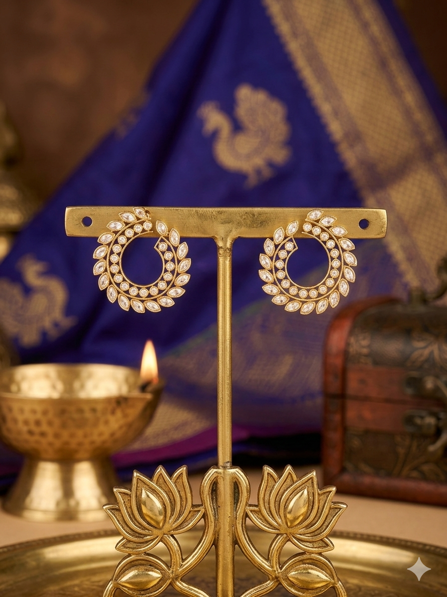 The Shahi Kundan Mandala Studs